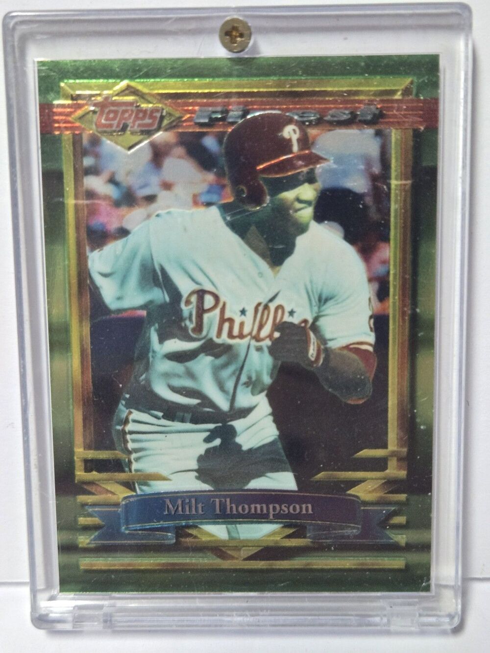 1994 TOPPS FINEST #198 MILT THOMPSON NM-MT BASEBALL CARD